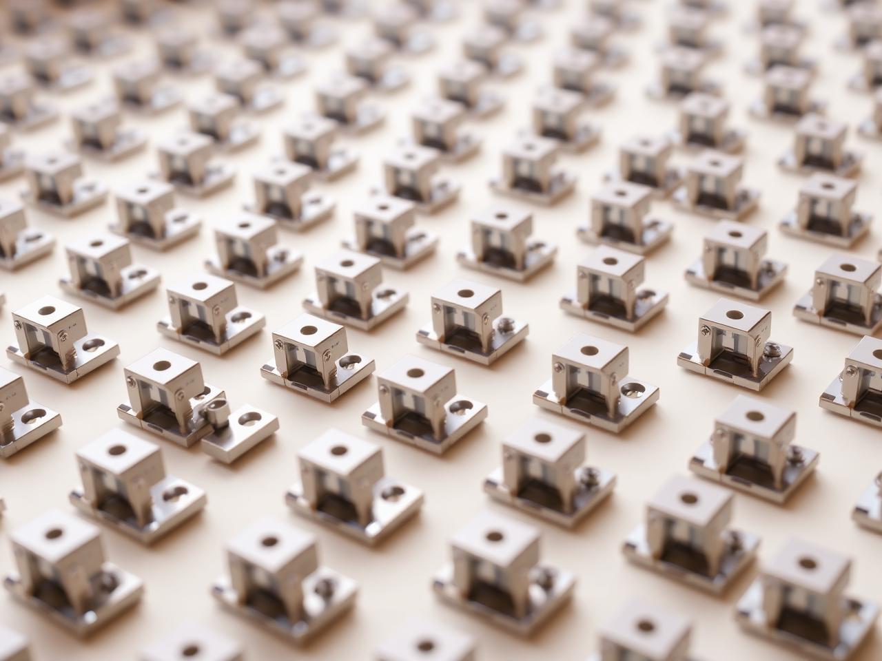 WM-100 small batch of machined parts
